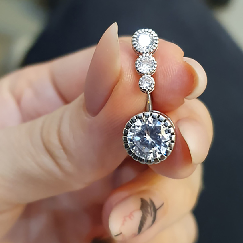Stainless steel belly button rings store