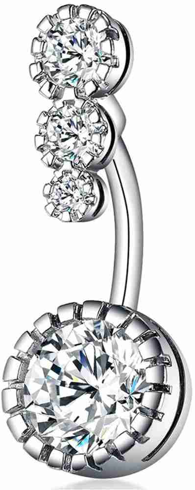 Surgical steel belly rings on sale