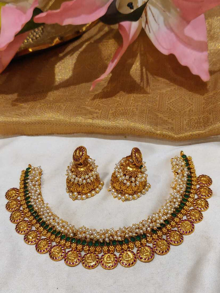 EMPORIA JEWELS Alloy Gold Jewellery Set Price in India Buy
