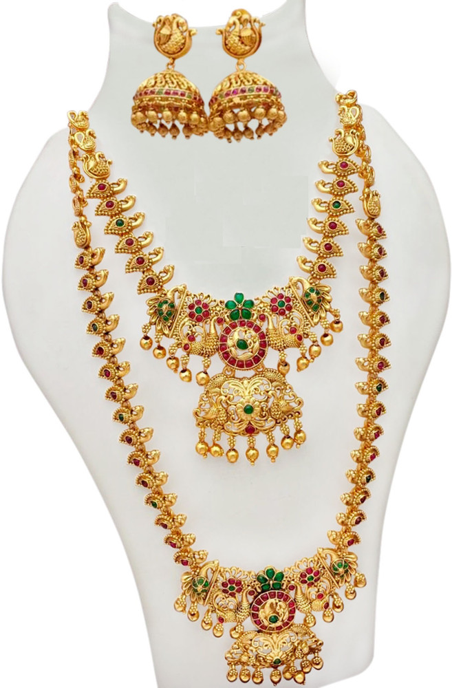 DEORA JEWELLERY Alloy Gold Jewellery Set Price in India Buy DEORA JEWELLERY Alloy Gold Jewellery Set Online at Best Prices in India Flipkart