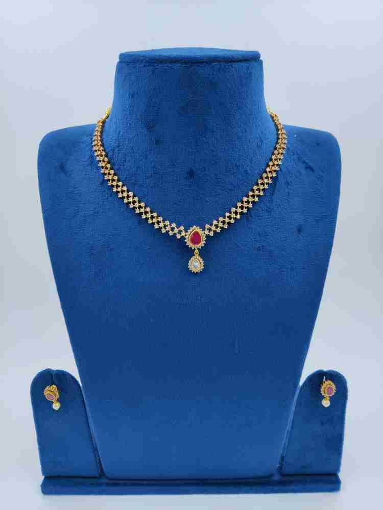 EMPORIA JEWELS Alloy Gold Jewellery Set Price in India Buy EMPORIA JEWELS Alloy Gold Jewellery Set Online at Best Prices in India Flipkart