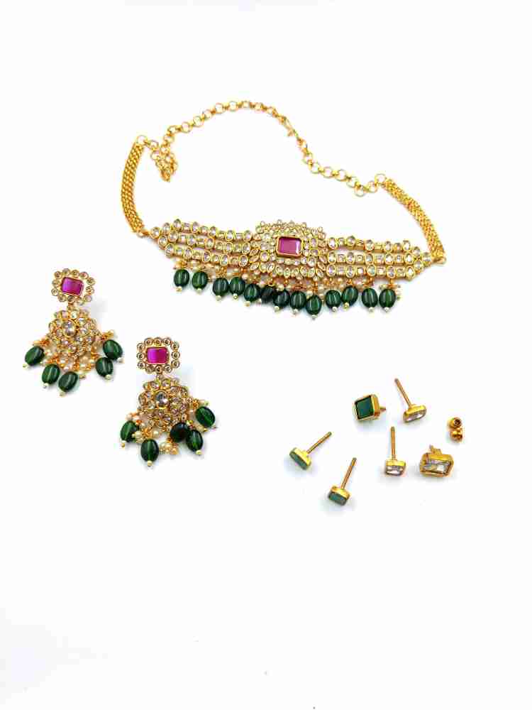 EMPORIA JEWELS Alloy Multicolor Jewellery Set Price in India Buy EMPORIA JEWELS Alloy Multicolor Jewellery Set Online at Best Prices in India Flipkart