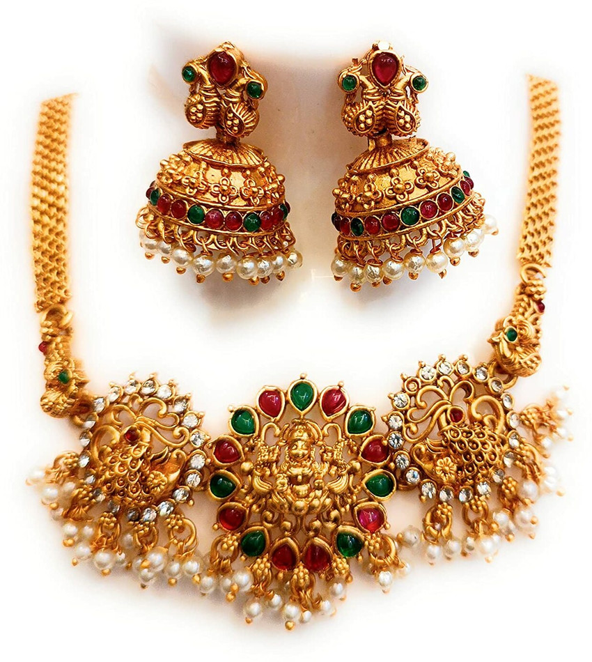 Metal necklace flipkart discount