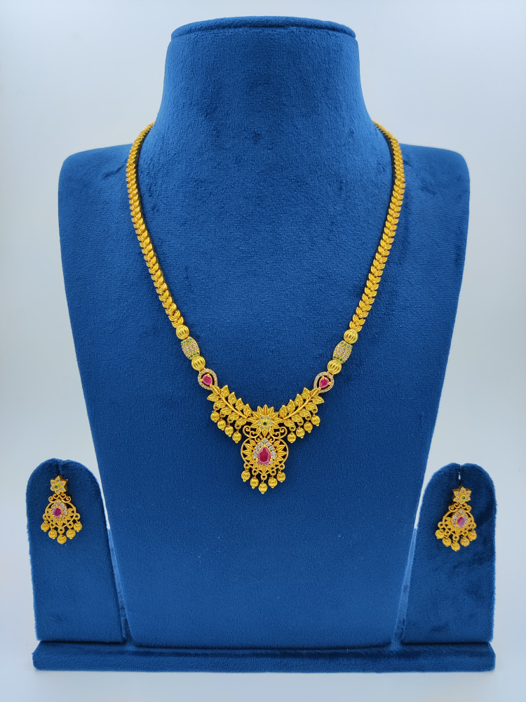 EMPORIA JEWELS Brass Gold Jewellery Set Price in India Buy EMPORIA JEWELS Brass Gold Jewellery Set Online at Best Prices in India Flipkart