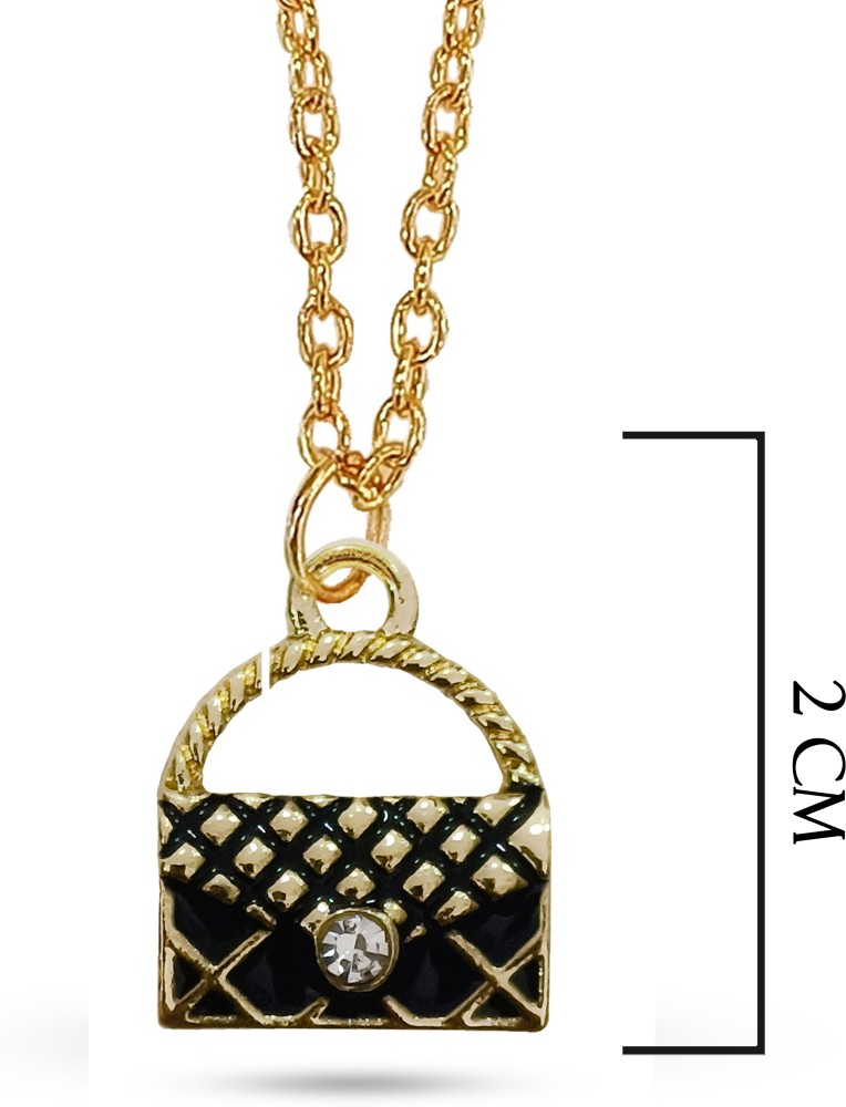 Cradial Black Purse Pendant and Chain Steel Pendant Price in India - Buy  Cradial Black Purse Pendant and Chain Steel Pendant Online at Best Prices  in India