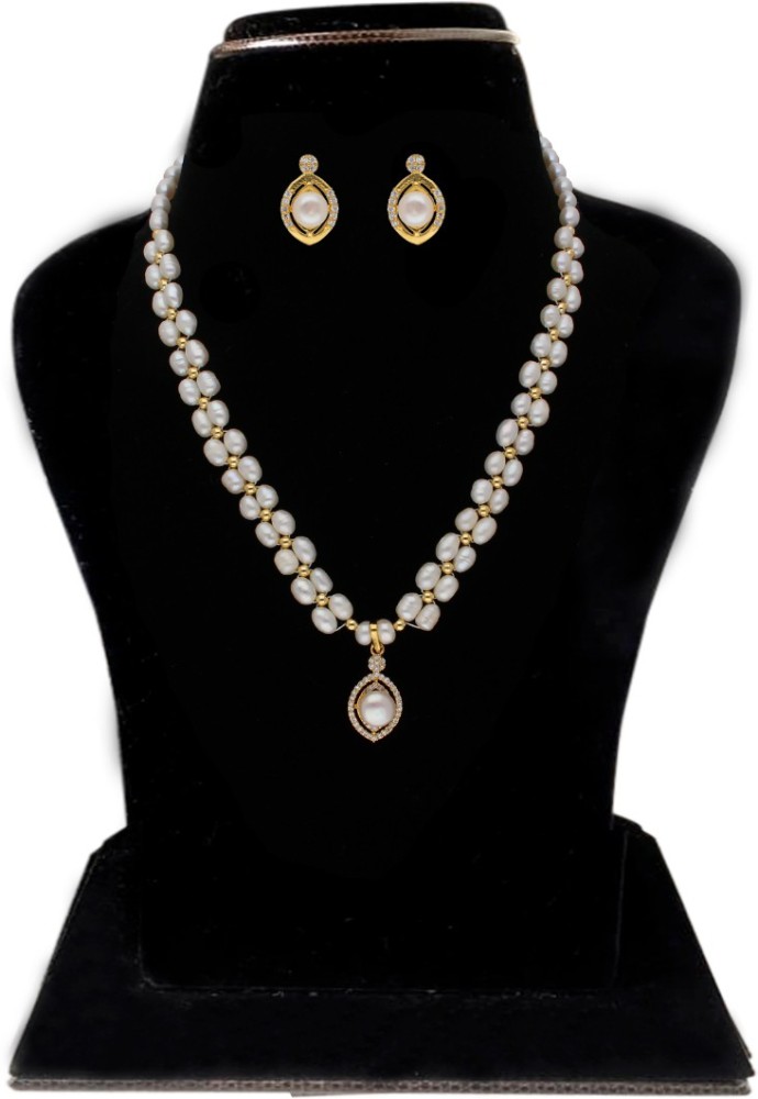 Jagdamba on sale pearl set