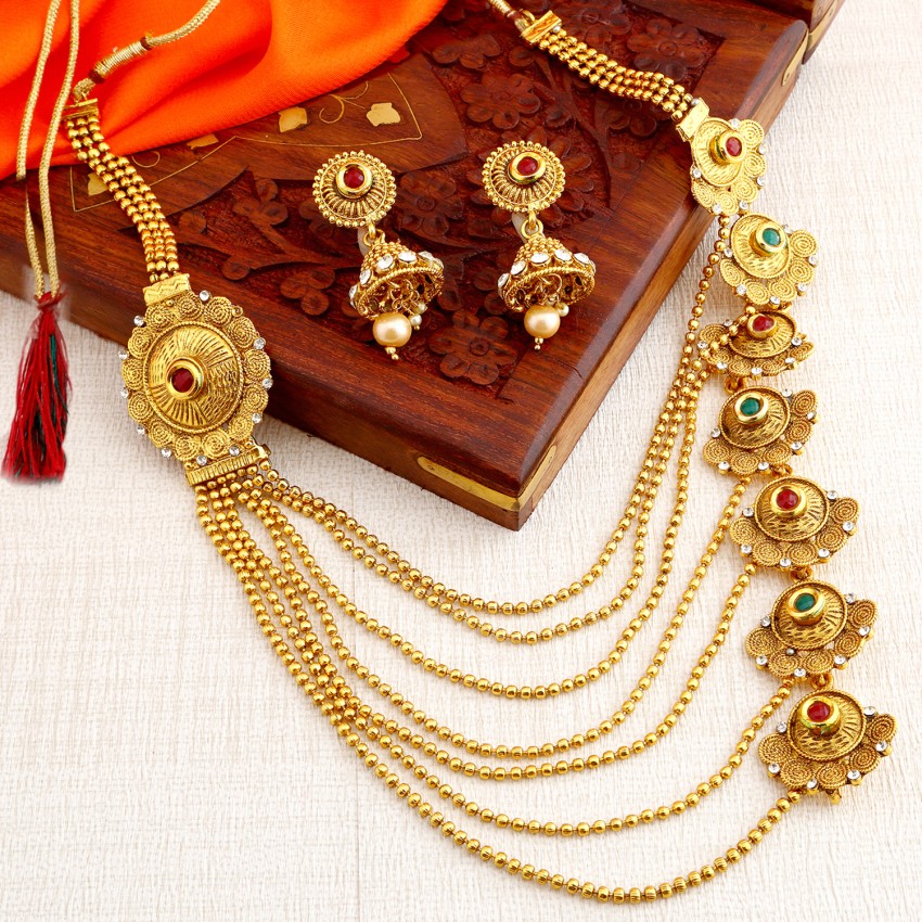 Sukkhi alloy clearance gold plated jewellery