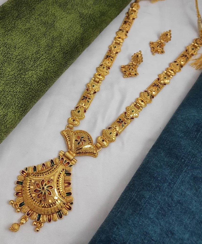 TAGADO Brass Gold plated Gold Jewellery Set Price in India Buy TAGADO Brass Gold plated Gold Jewellery Set Online at Best Prices in India Flipkart