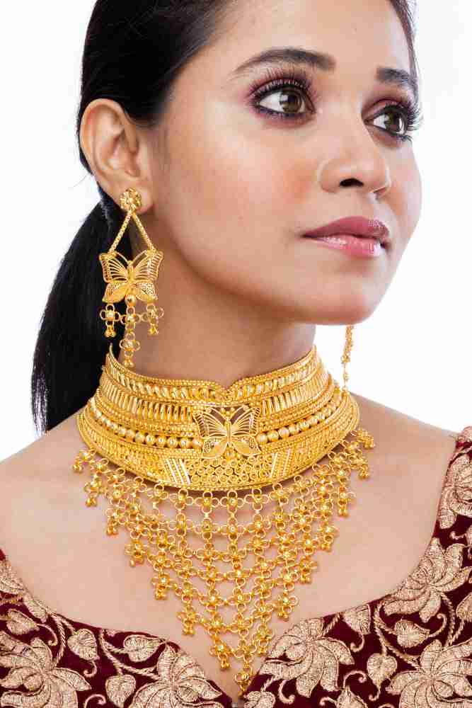 Gold plated jewellery on sale online cash on delivery