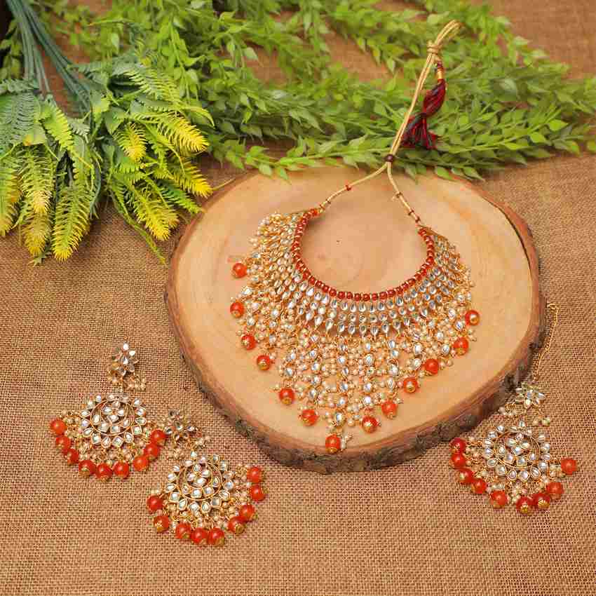 Orange color jewelry 2025
