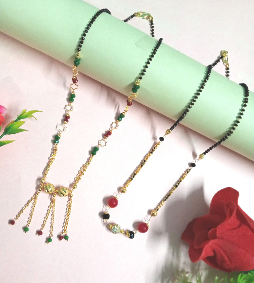 BSR5 Woman Mangal Sutra Combo Set Alloy Mangalsutra Price in India