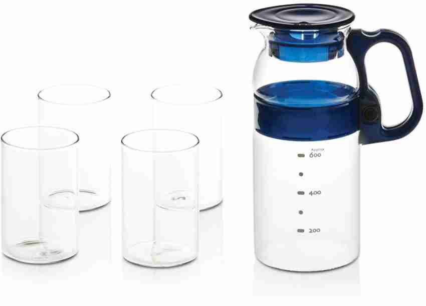 Buy Vision Juice & Water Jug w steel lid 1.75 L at Best Price Online in  India - Borosil