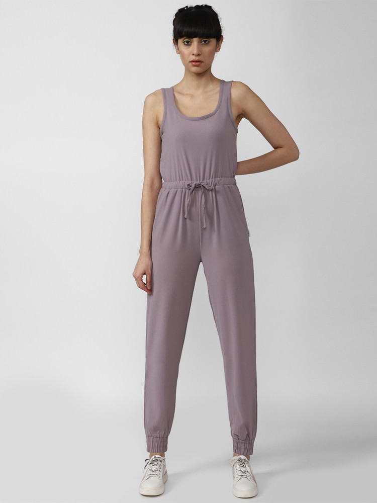 Grey jumpsuit forever 21 hot sale