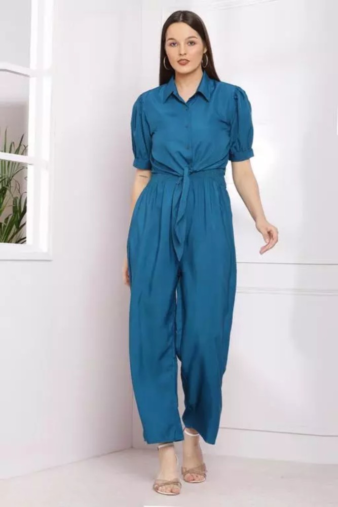 Buy Blue Jumpsuits &Playsuits for Women by BUYNEWTREND Online