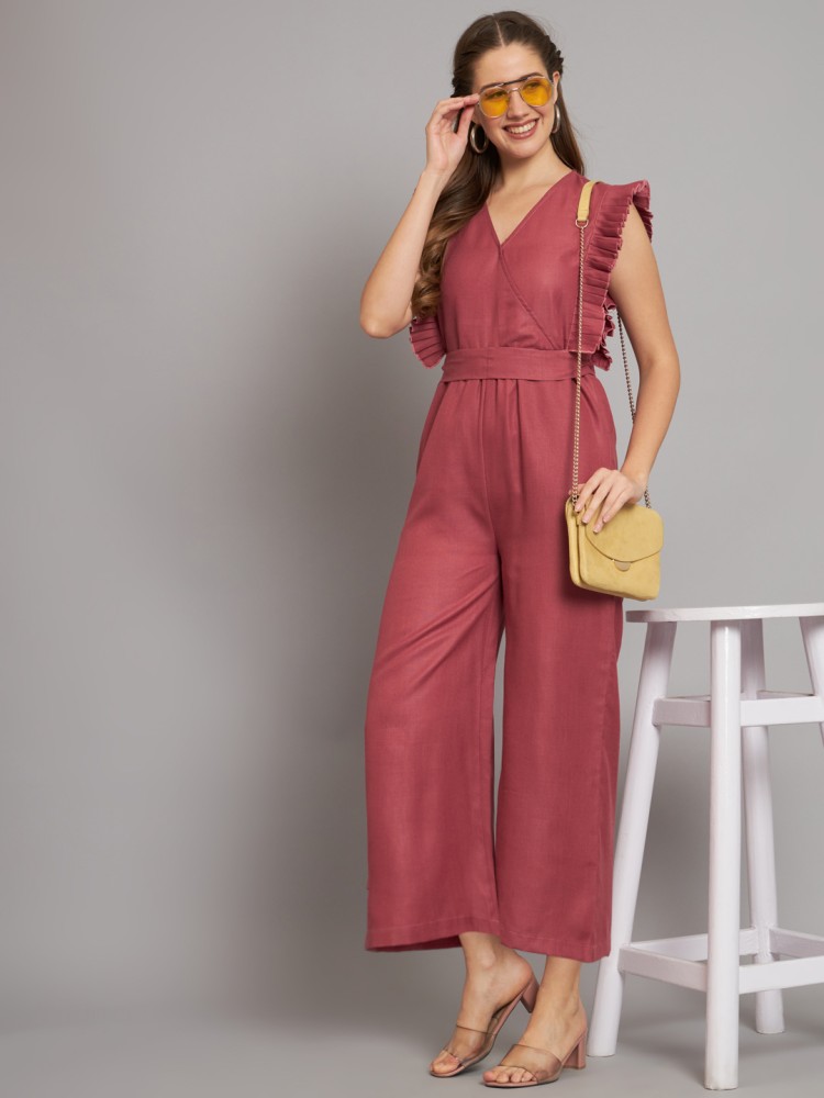 THE DRY STATE Solid Women Jumpsuit - Buy THE DRY STATE Solid Women