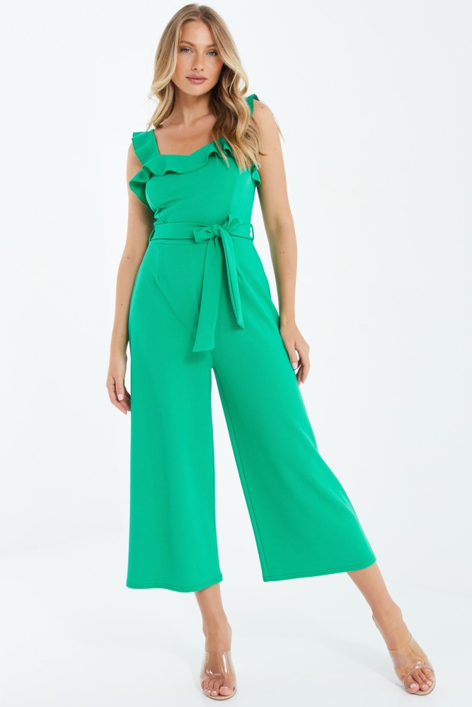 Green top jumpsuit quiz