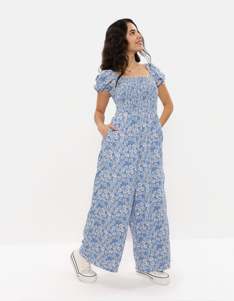 American eagle floral jumpsuit outlet