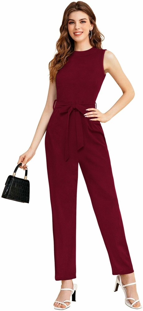 Red Jumpsuit - Buy Trendy Red Jumpsuit Online in India
