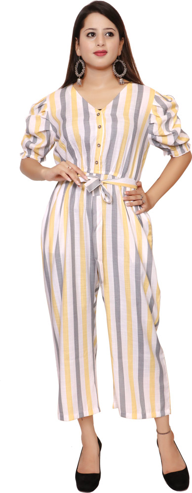 ladik way Striped Women Jumpsuit Buy ladik way Striped Women