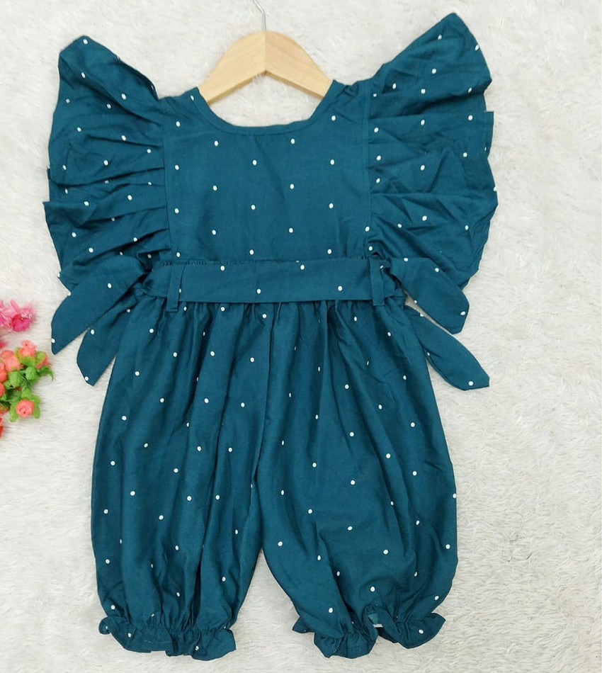 Khodiyar Art Self Design Baby Girls Jumpsuit