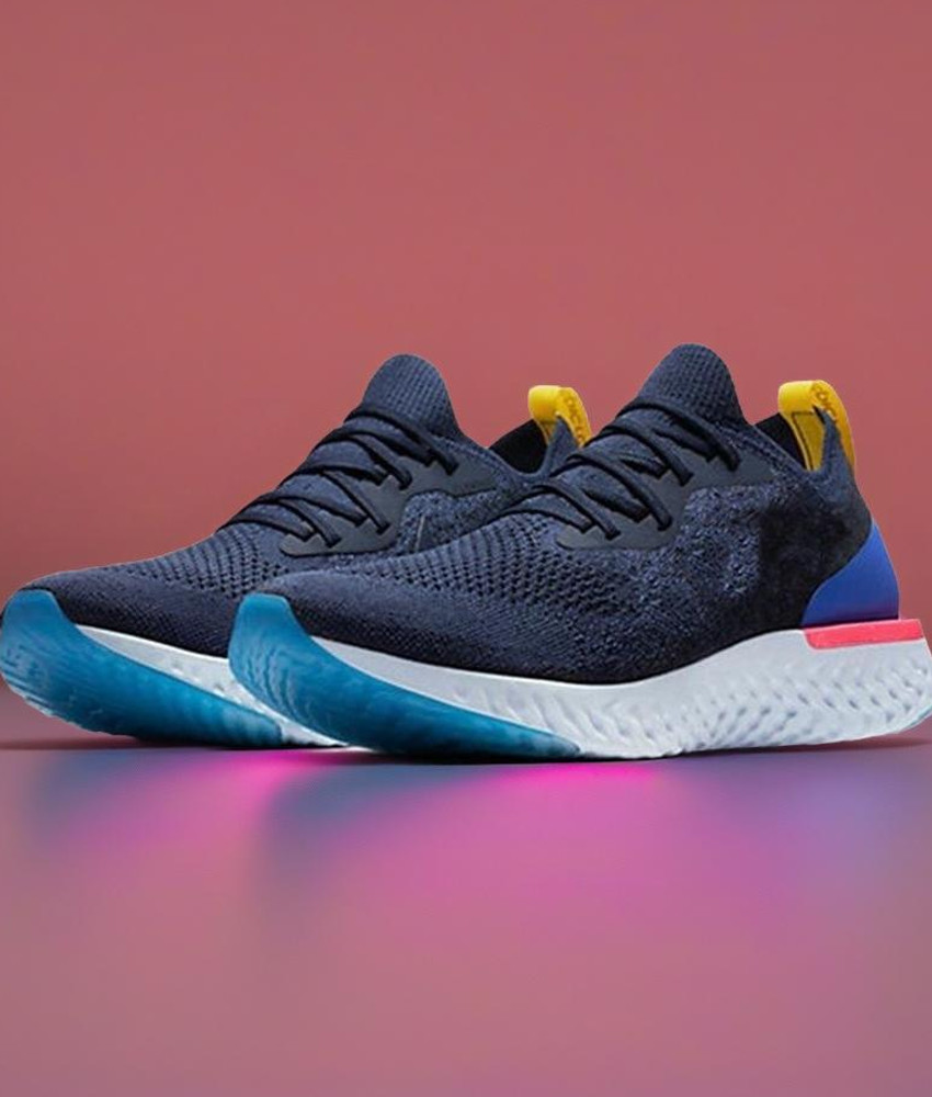 The Airmax Flyknit Epic React blue Training Gym Shoes For