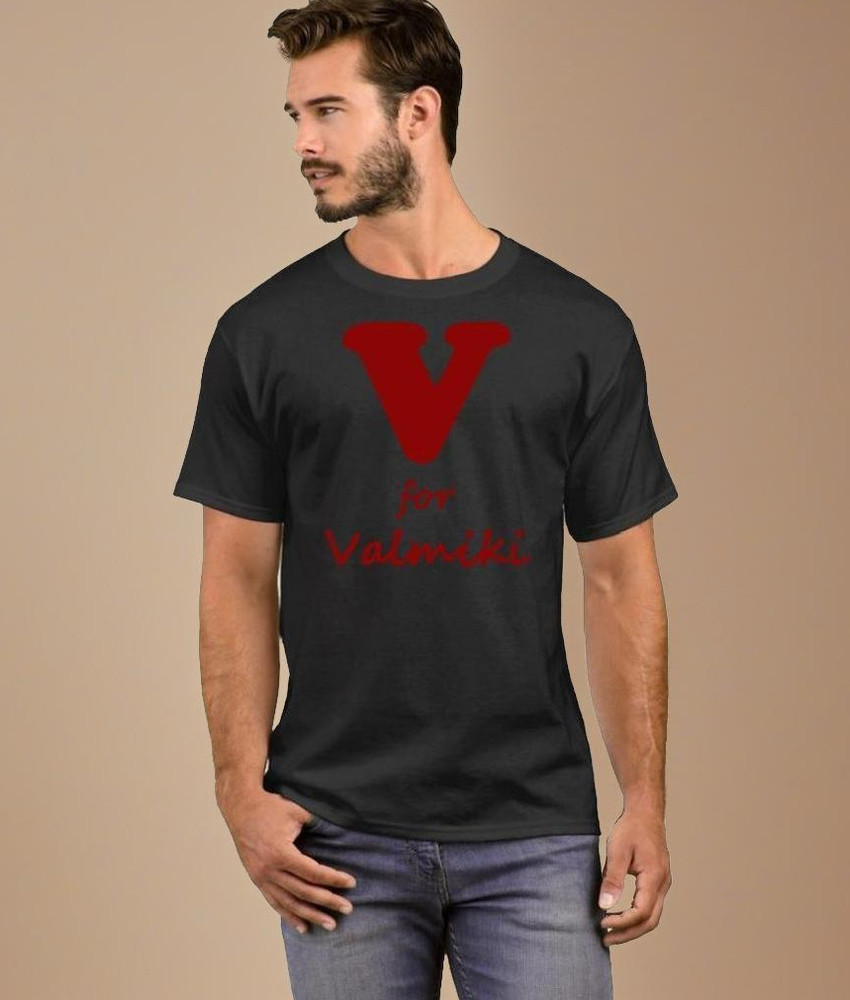 GNS Printed Men Round Neck Black T Shirt Buy GNS Printed Men