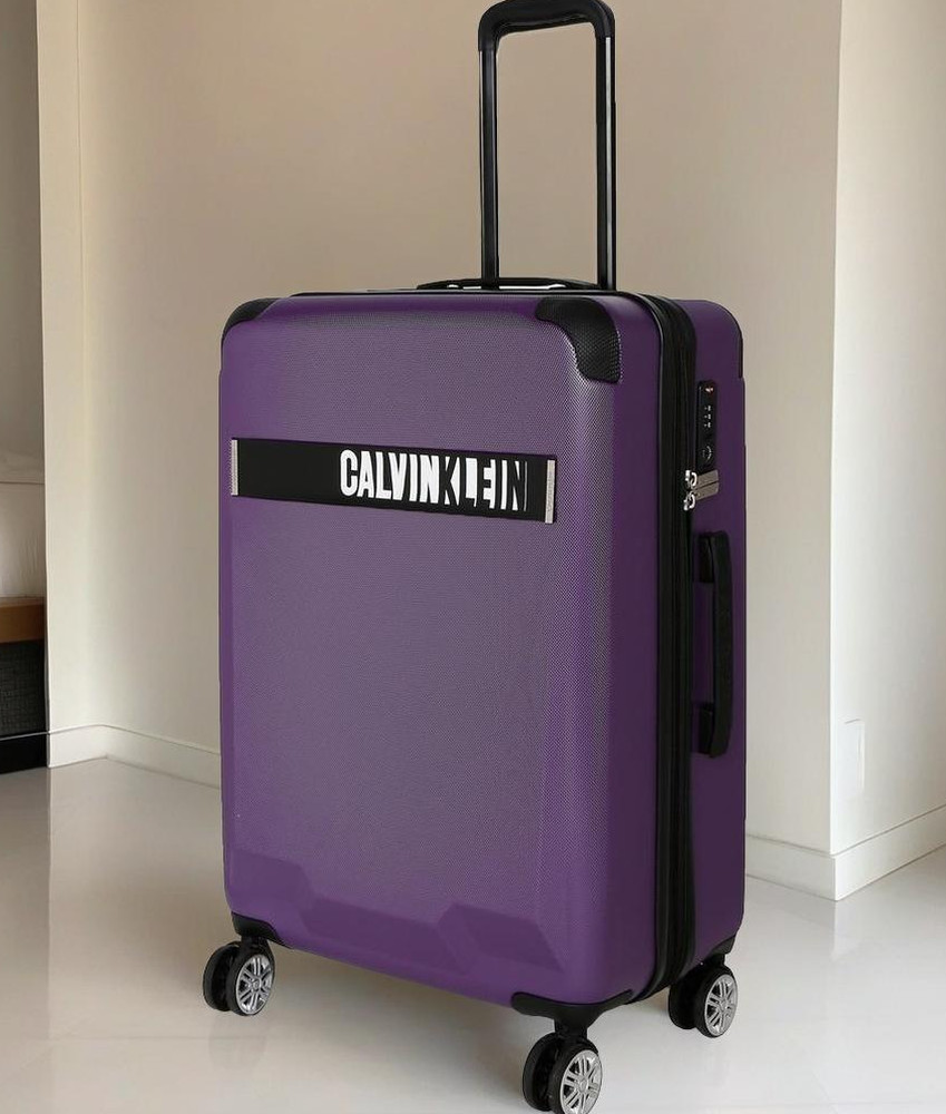Calvin klein online suitcase purple