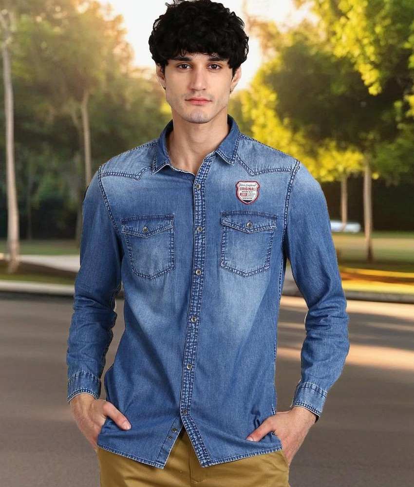 Denim shirts outlet flipkart
