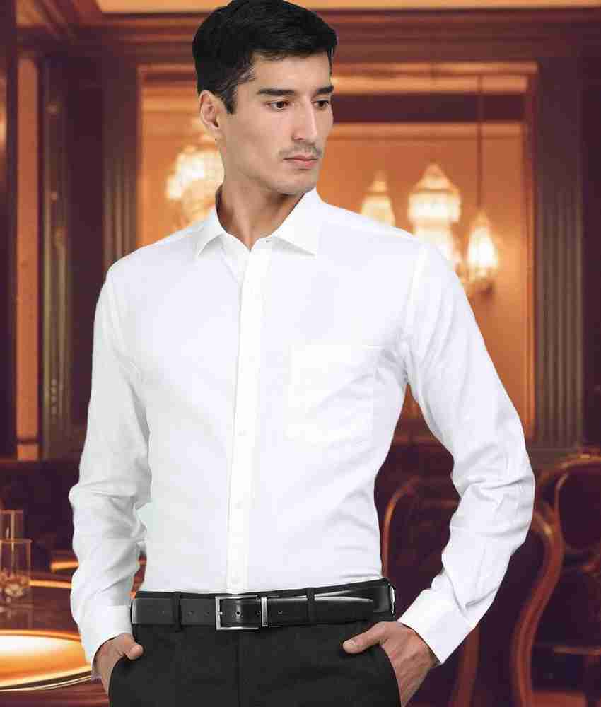 Park avenue white shirt online
