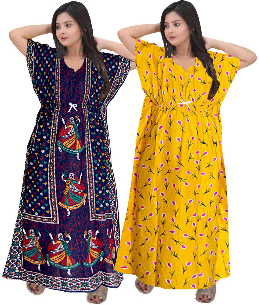Siya Collection Printed Pure Cotton Women Kaftan Buy Siya Collection Printed Pure Cotton Women Kaftan Online at Best Prices in India Flipkart