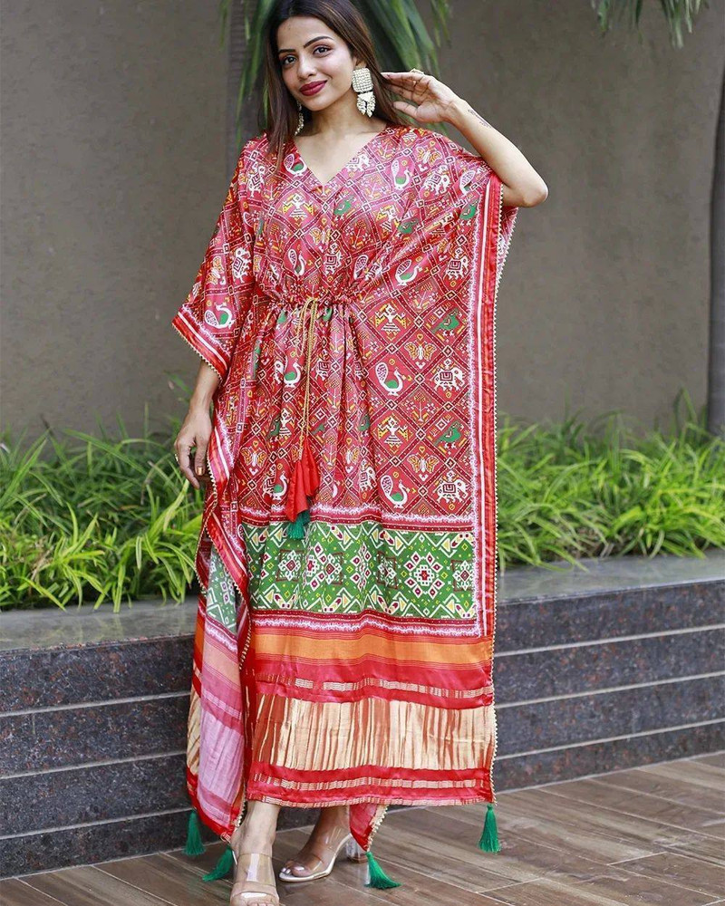 Aarti Fashion Store Printed Satin Blend Women Kaftan Buy Aarti Fashion Store Printed Satin Blend Women Kaftan Online at Best Prices in India Flipkart