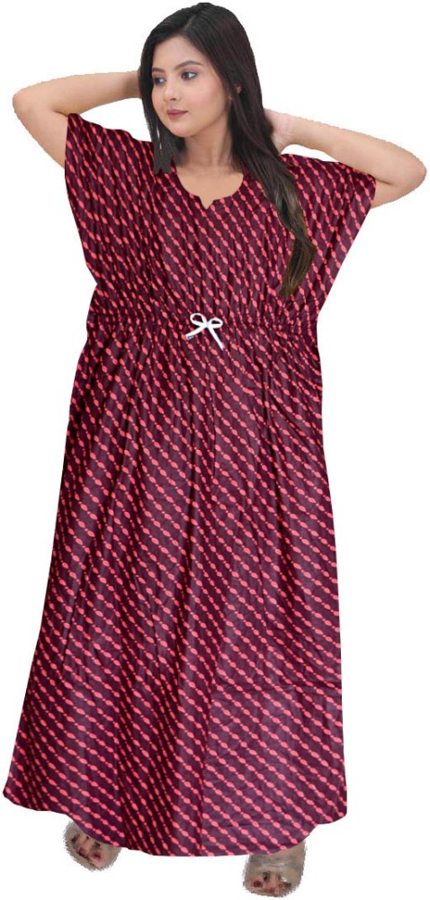 Kaftan nighties on store flipkart