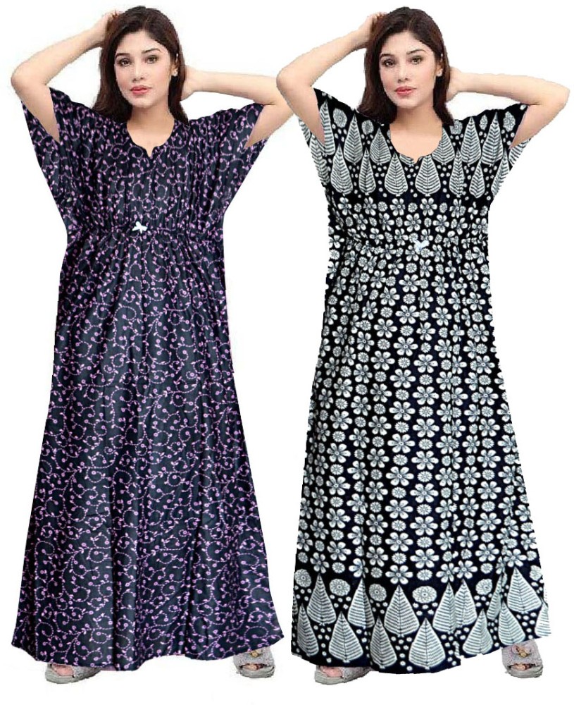 SNM Fashion Floral Print Pure Cotton Women Kaftan Buy SNM Fashion Floral Print Pure Cotton Women Kaftan Online at Best Prices in India Flipkart