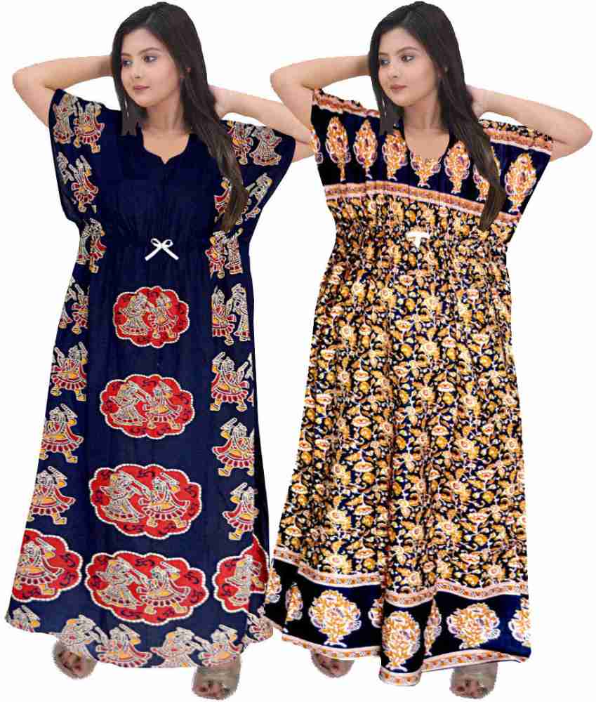 Kaftan nighties on store flipkart