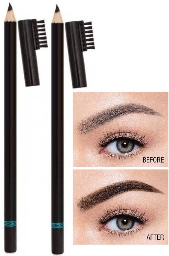 tanvi27 Eye Brow Shaper Water Proof Black Eyebrow Pencil with