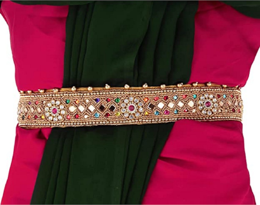 Adyashree Emporium Traditional Laxmi Design Cloth Saree Waist Belt