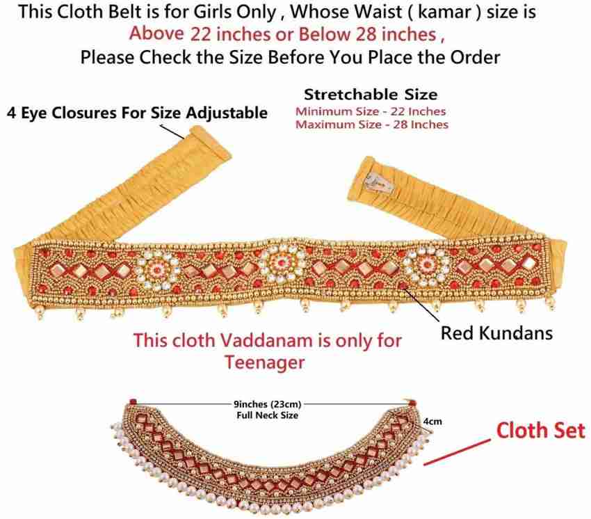 Vama Fashions Waist Hip Belt Kamarband Price in India - Buy Vama