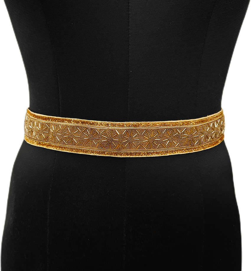 Ladies gold waist belt best sale