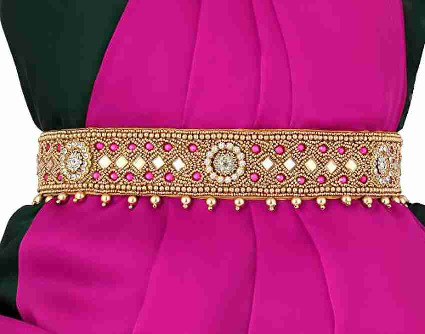 Buy Purala Cloth embroidery saree Kamarband Belly Waist Hip Belt