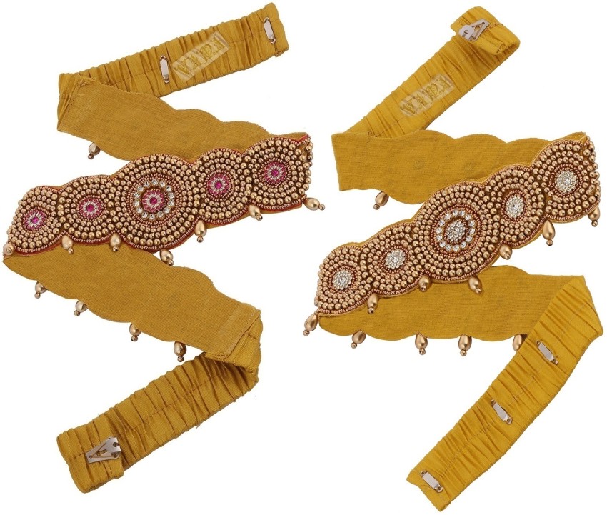 Buy VAMA Traditional Cloth Waist Belly Belt for Saree Stretchable Hip Belt  kamarband Waistband Jewellery for women Online at Best Prices in India 