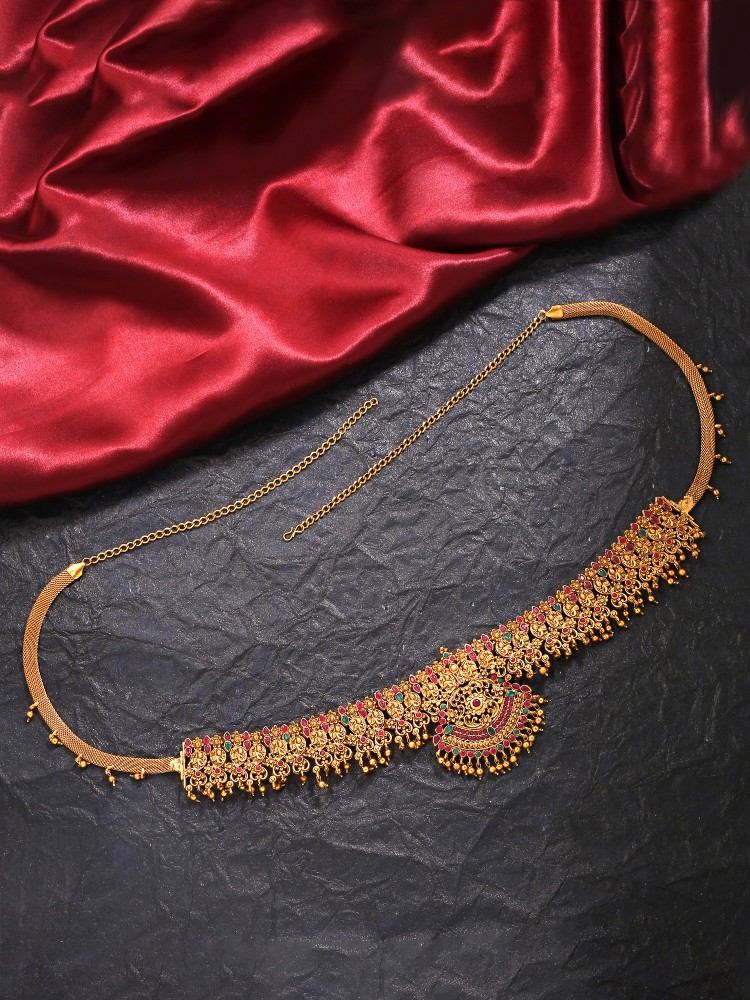 Buy Fresh Vibes Golden Waist Chain for Women Saree Wedding - Simple Pearl  Kamarbandh for Saree Wedding - Hip Belt Length 40 inches Online at Best  Prices in India - JioMart.