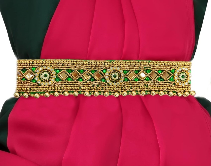 Buy THANU'S CRAFT traditional saree Cloth belt Kamar Belt stretchable Pink  embroidery kamarbandh kamarpatta vaddanam for women Online at Best Prices  in India - JioMart.