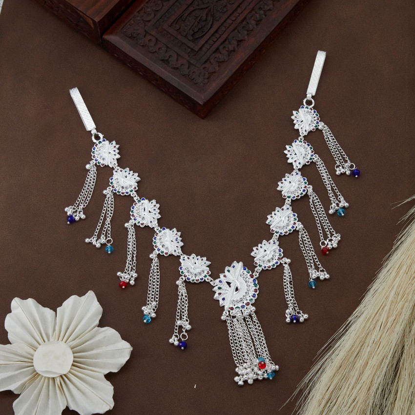 Kandora Bridal Silver Kamarband Designs Party Wear Designer Silver