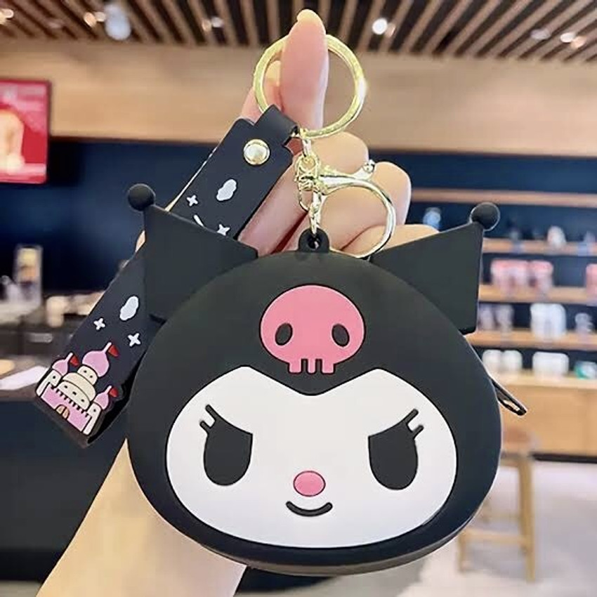 Shop Grab Cute Kuromi Pouch Keychain Perfect Return Gift for Girls Suitable for Bags Charm Key Chain Price in India Buy Shop Grab Cute Kuromi Pouch Keychain Perfect Return Gift for
