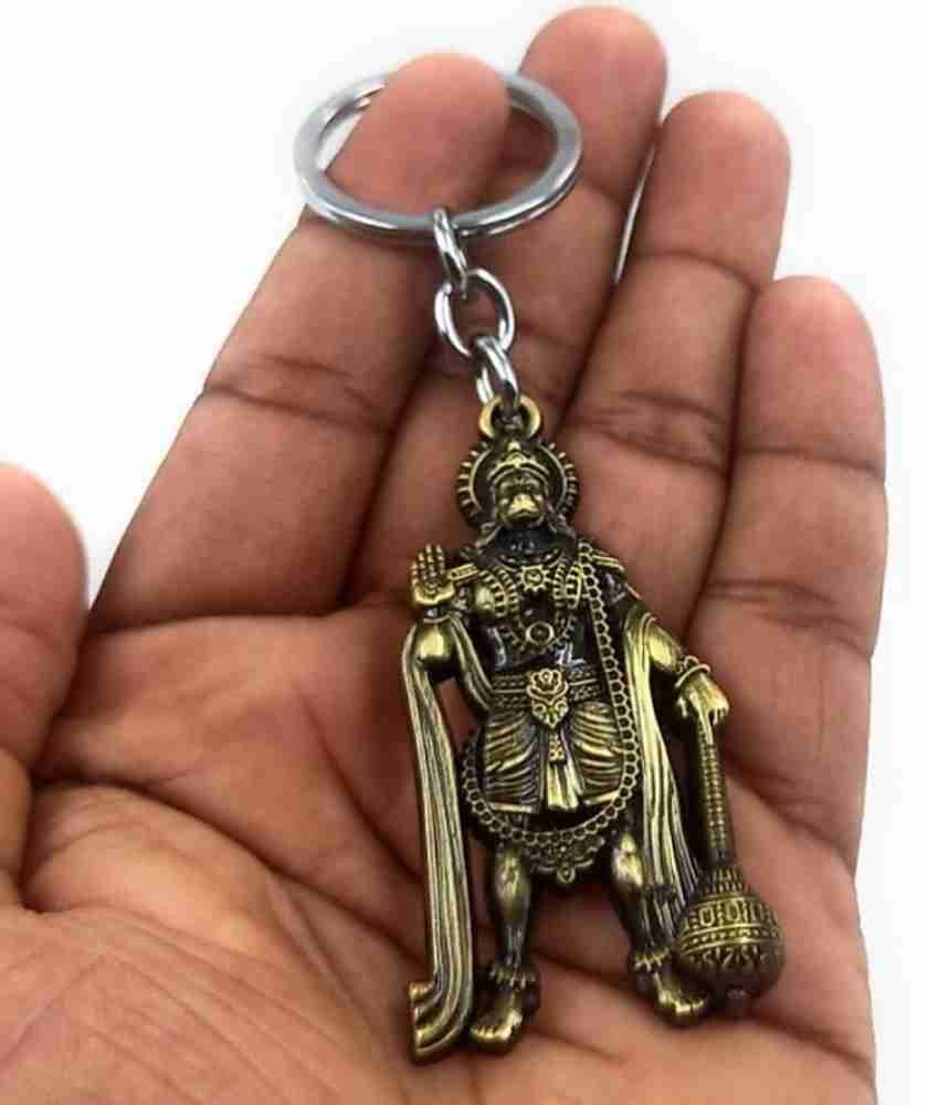 JAINSON MARTIN Lord Ram Bhagat Shri Hanuman ji With Gada golden colour Keychain Key Chain Price in India Buy JAINSON MARTIN Lord Ram Bhagat Shri Hanuman ji With Gada