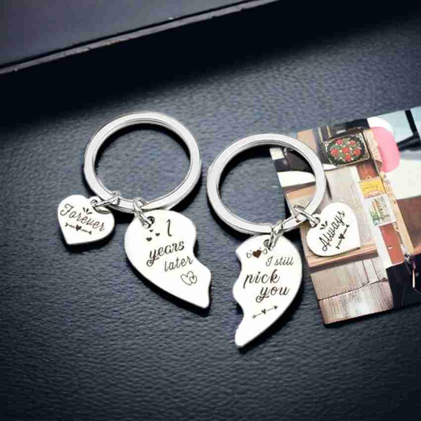Anniversary keychain for hotsell her
