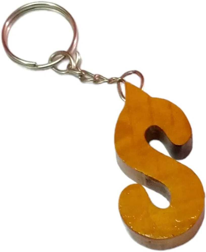 Zentnagle U Wooden Letter Keychain - Yahoo Shopping