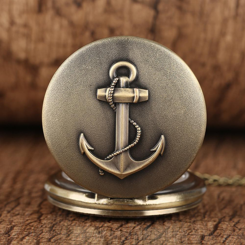 Anchor pocket watch online