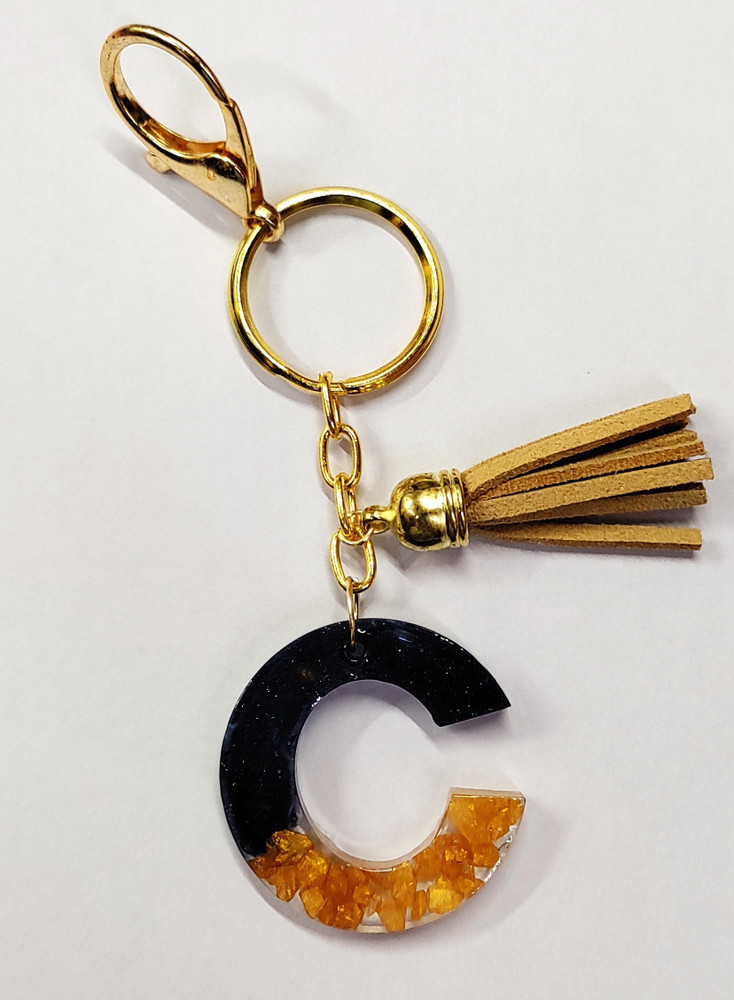 Letter c keychain on sale