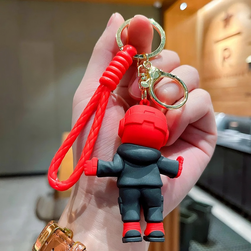 Iron man rubber keychain sale